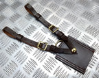 Sword Frog Ceremonial & Parade Sam Browne Leather With Brass Fitment