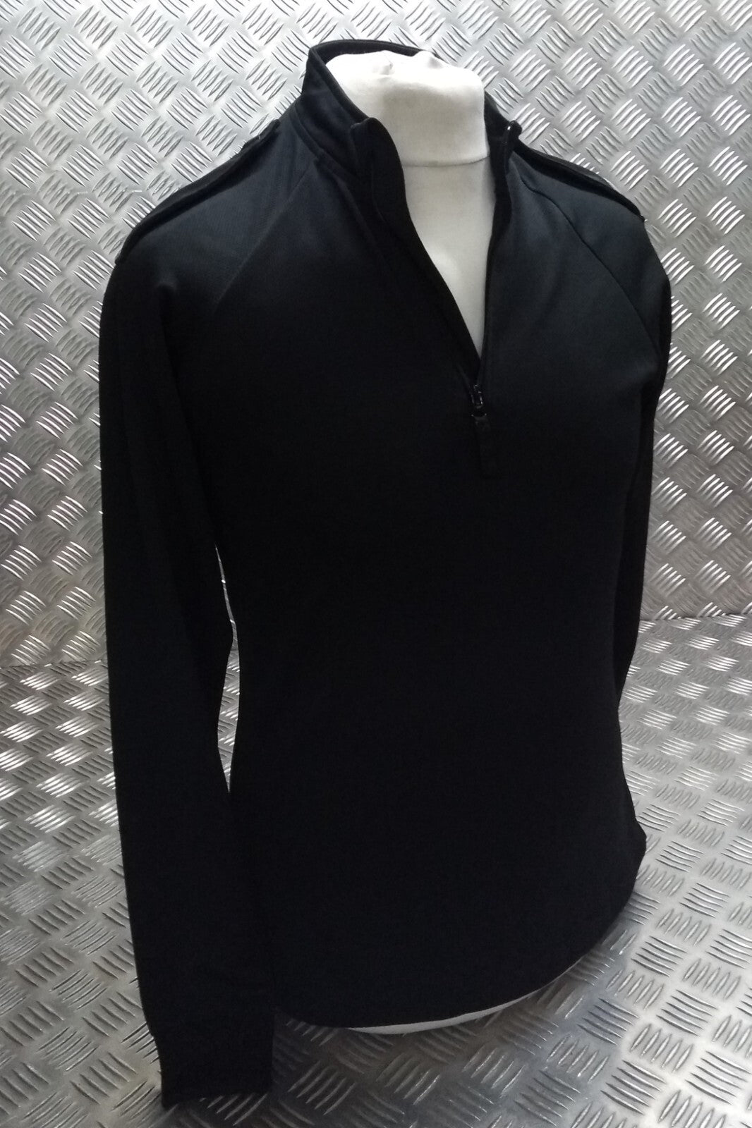 Black Technical Delta Stealth Self Wicking Technical Activewear Top Long Sleeve