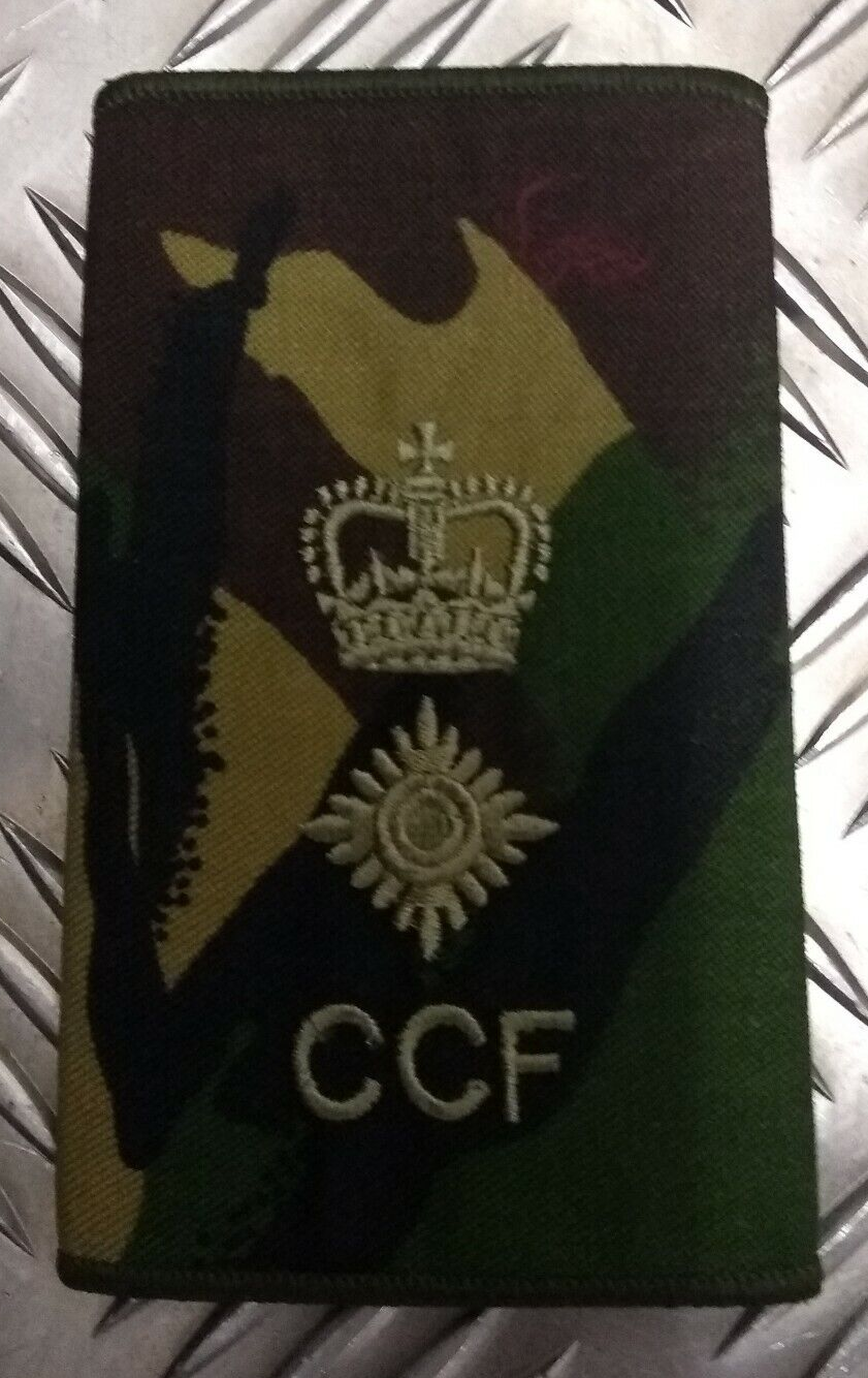 LIEUTENANT COLONEL Slide British Army Woodland Camo DPM CCF Rank Epaulette
