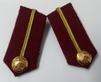 Arab Emirates Gorgets Collar Tabs Gold Braid Detail Senior Officers UAE Buttons