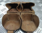 Genuine Vintage Issued Double Leather Utility / Ammo Small Pouch Used