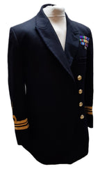Royal Navy RN No1B Jacket Barathea British Naval Dress OFCs Lt Cdr 108cm Regular