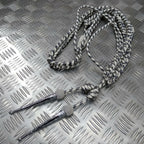 Senior Officer Silver & Blue Fleck Ceremonial Aiguillette