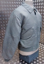 MA2 CWU US Military Style Bomber Jacket Silver/Grey - NEW
