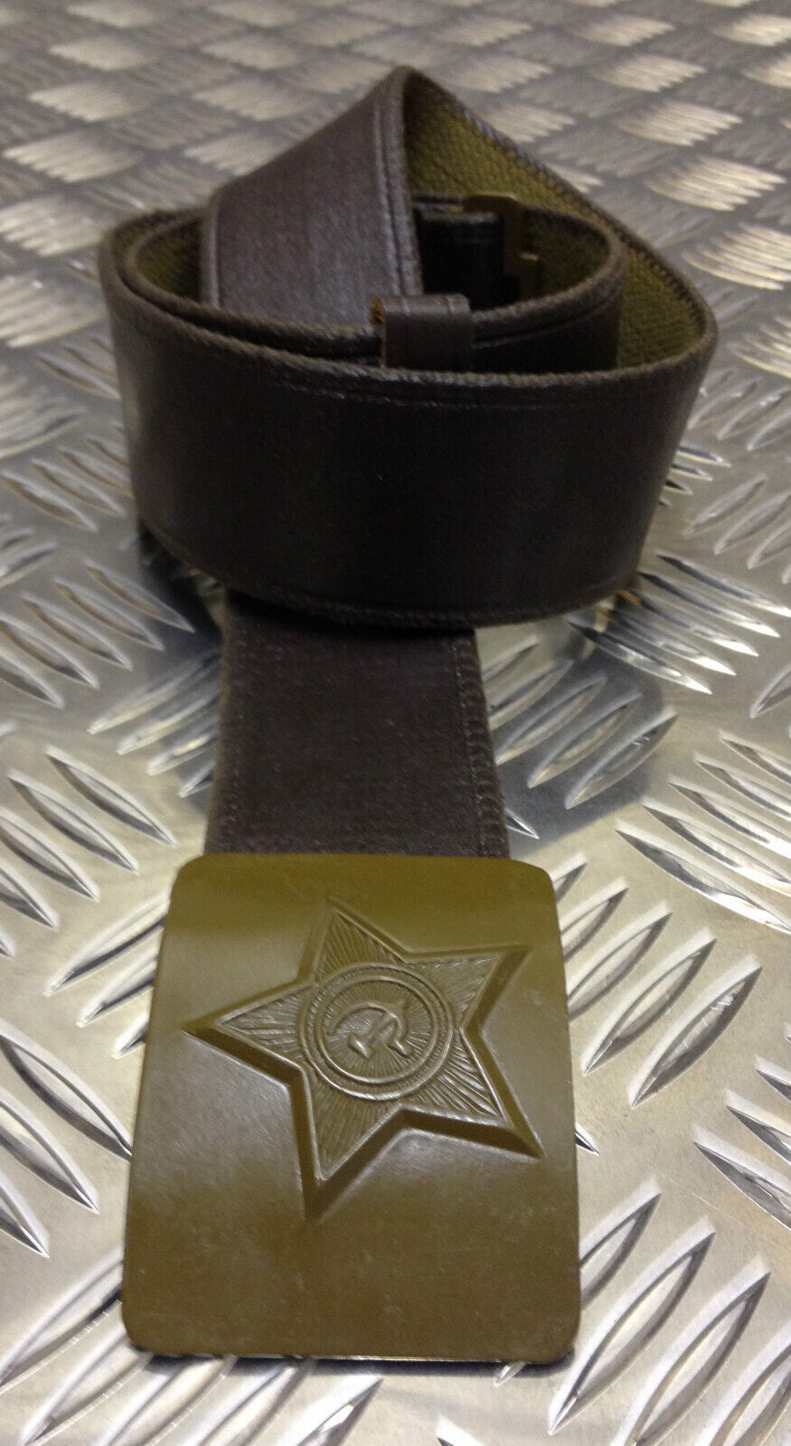 USSR Soviet CCCP Army Belt With Hammer & Sickle Buckle Obsolete NEW