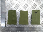 Army Air Corps AAC OD Green Rank Slides Genuine British Army - NEW