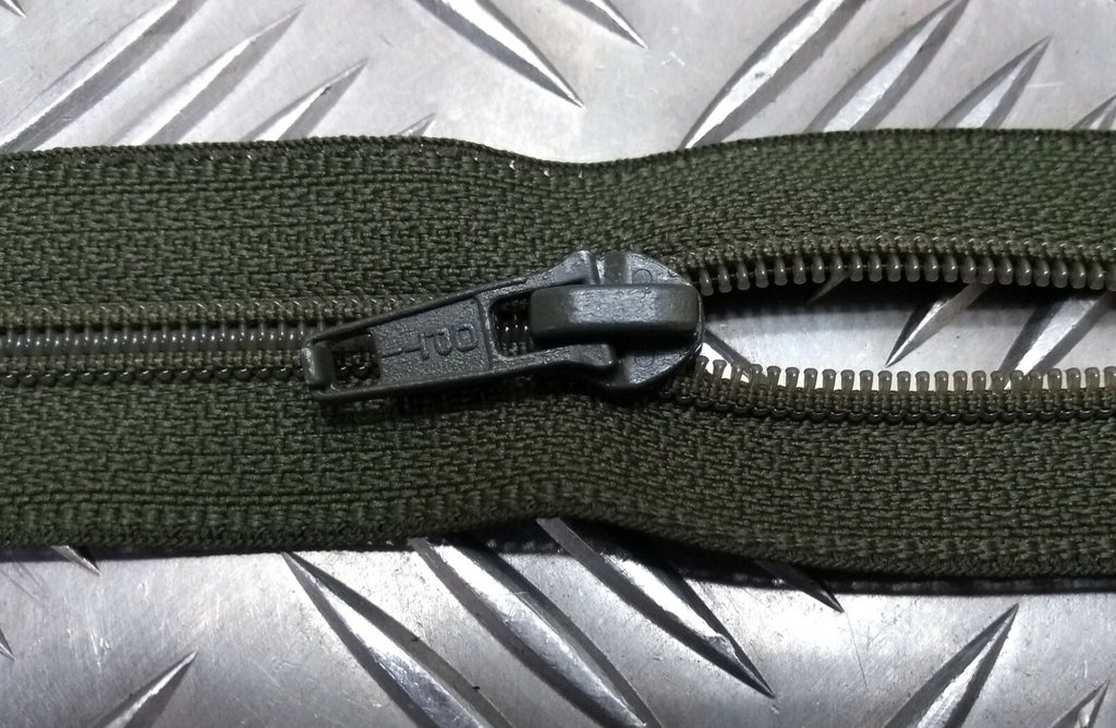 Genuine British 33cm Closed End Opti Zip Zipper No Stopper x 2 New