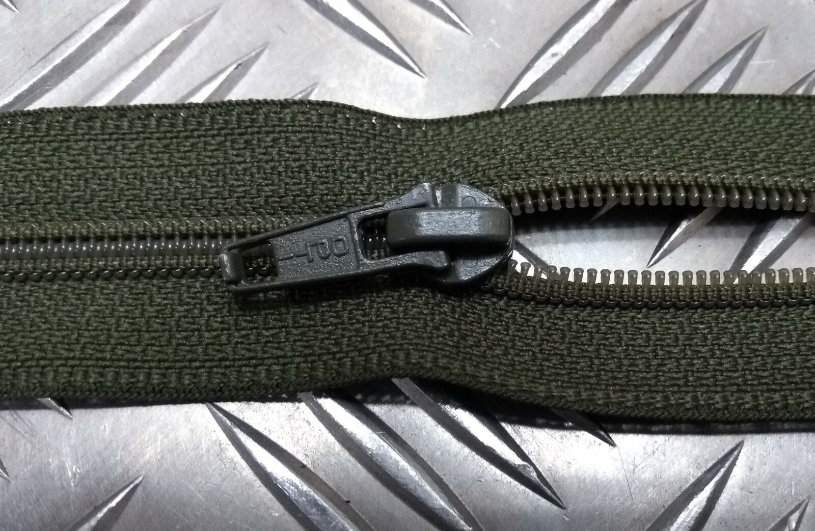 Genuine British 33cm Closed End Opti Zip Zipper No Stopper x 2 New