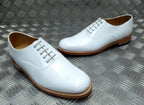 Naval Issue Shoes White Leather Parade / Uniform Dress Mens British Royal Navy