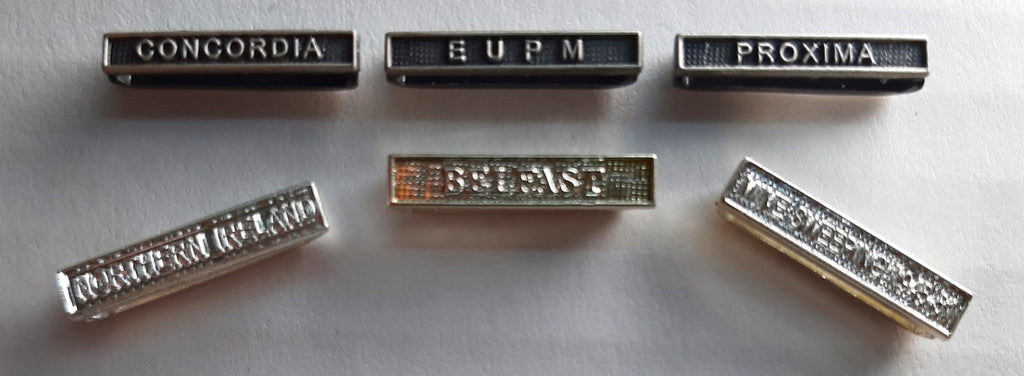 Medal Clasps British Six Mixed Campaign / Award Bars for Collectors