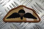 Genuine British Army Issue DDP Desert Camo Subdued Para Wings Patch Badge NEW