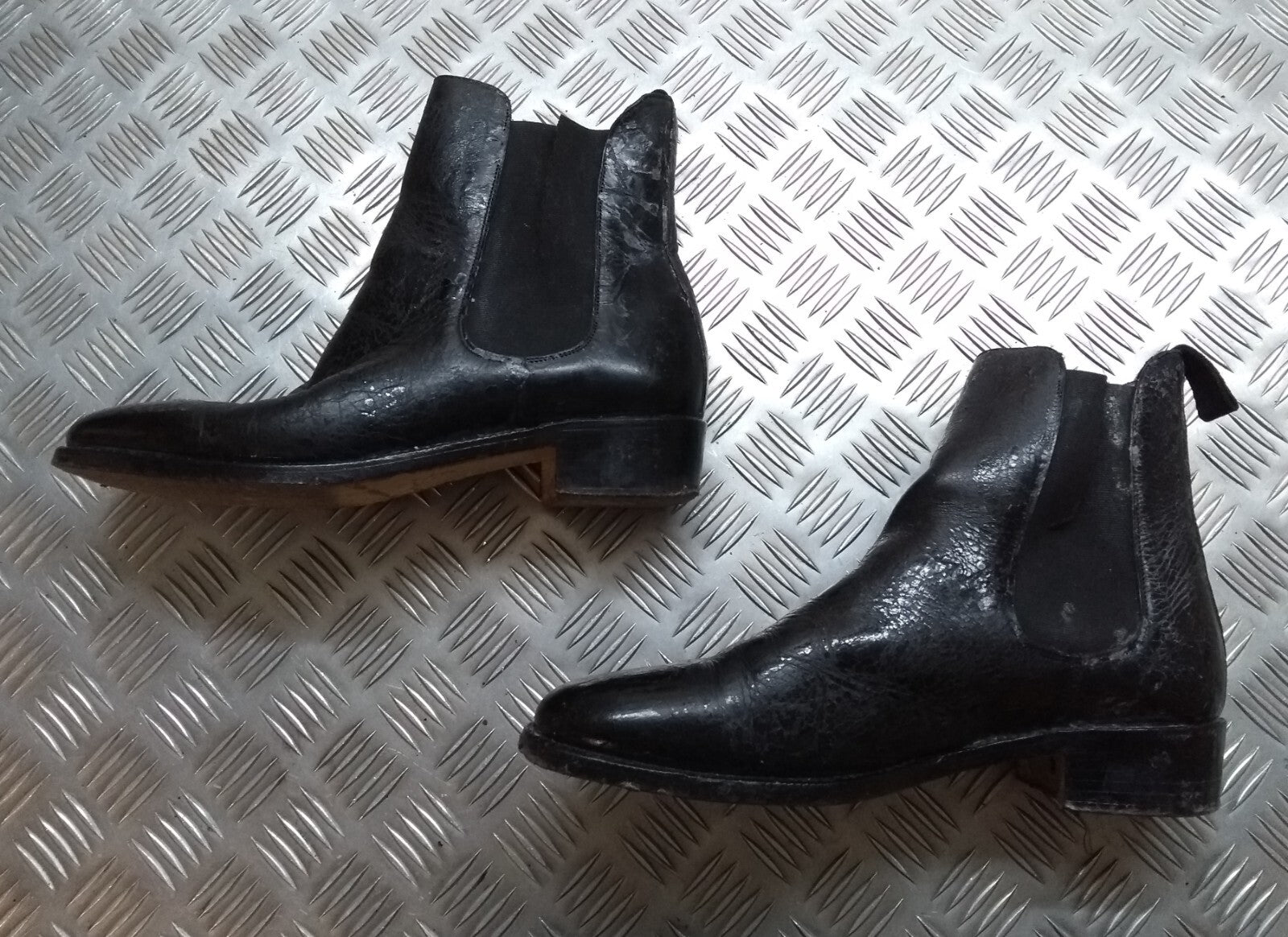 HCav Chelsea Boots British Army Cavalry Uniform With Spur House Size 10 L FAULTY