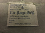 Thermal Long Johns & Long Sleeve Top British Army Green Colour Underwear Set