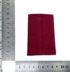 Maroon Slip on Rank Slides with 3 Gold /Yellow Embroidered Stripes / Sergeant