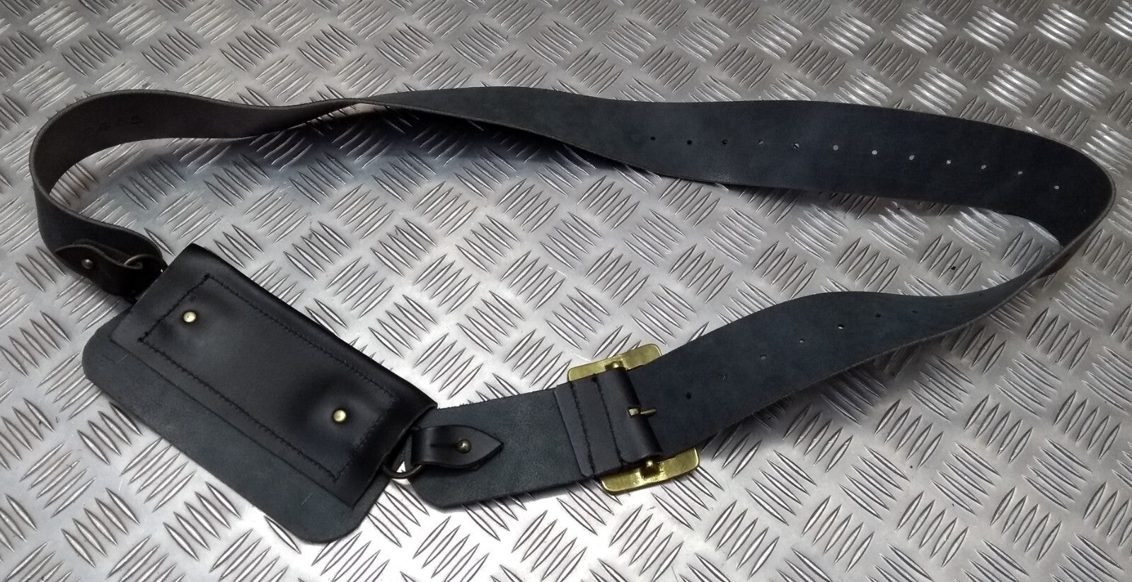 Cross Belt & Pouch Ceremonial M.o.D Leather Manufactures Template Hobson & Sons