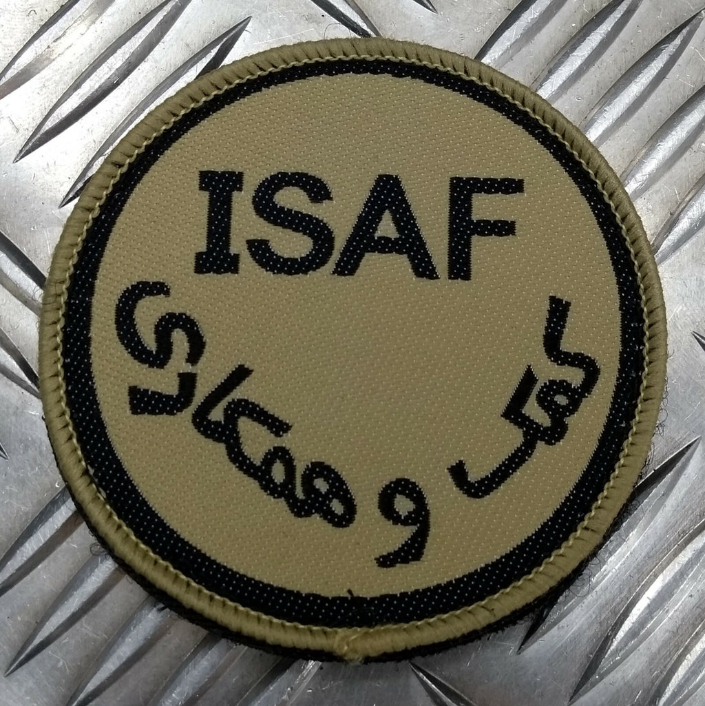Genuine British ARMY ISAF International Security Assistance Force DS Badge