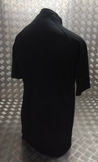 Black Technical Delta Stealth Self Wicking Technical Activewear Top Short Sleeve