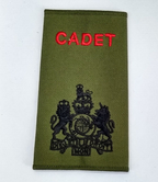 Genuine British Army OD Green Cadet Warrant Officer Class 1 Rank Slide - NEW