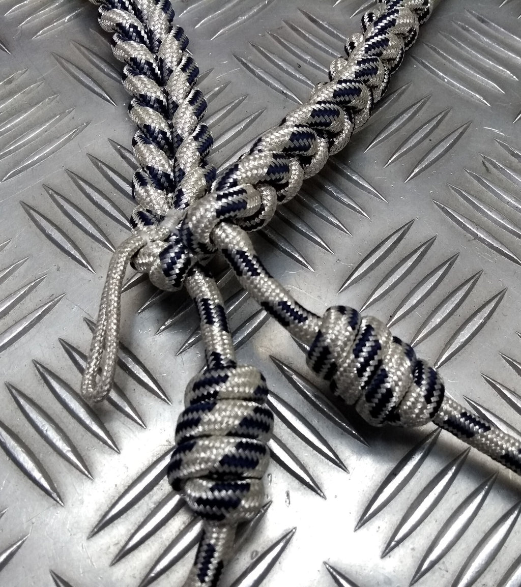 Oman Silver Aiguillette Senior Officer Blue Fleck Ceremonial UK Made