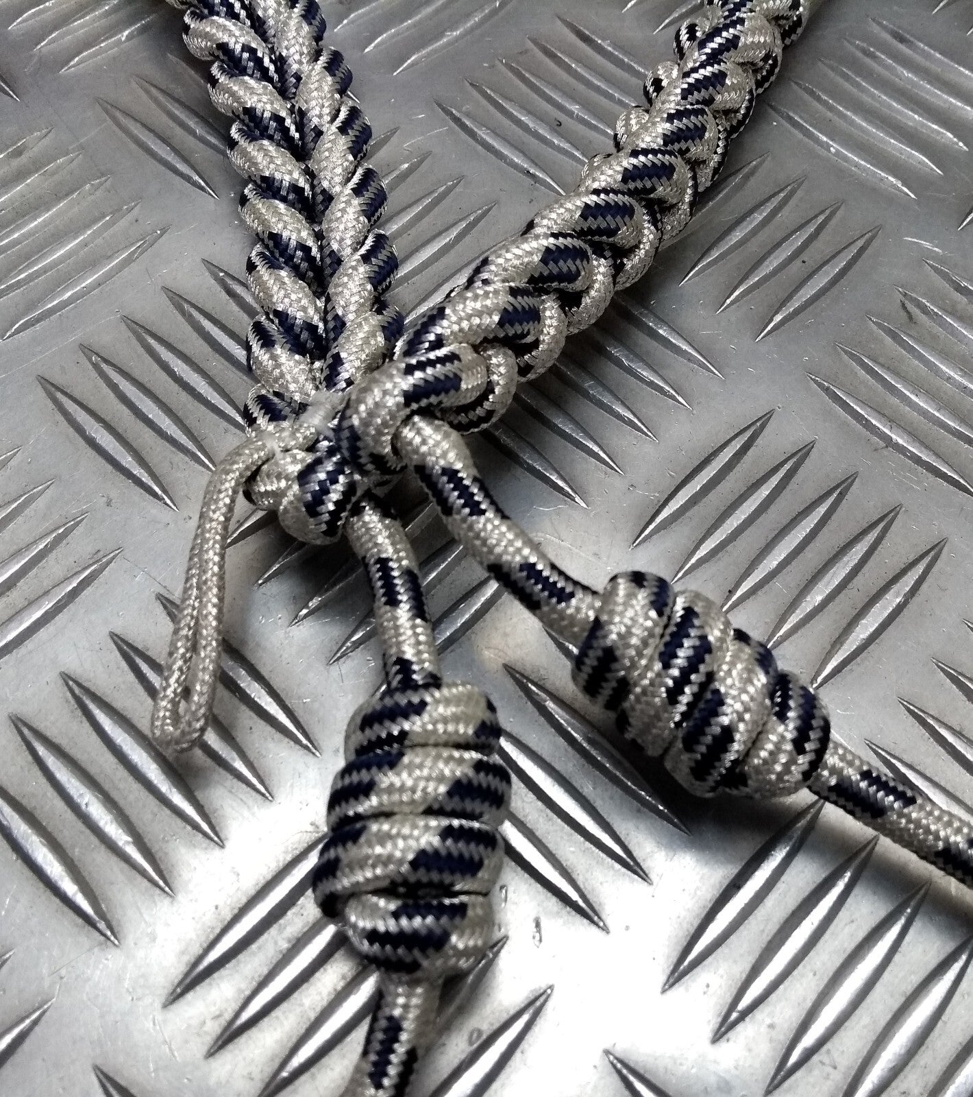 Oman Silver Aiguillette Senior Officer Blue Fleck Ceremonial UK Made