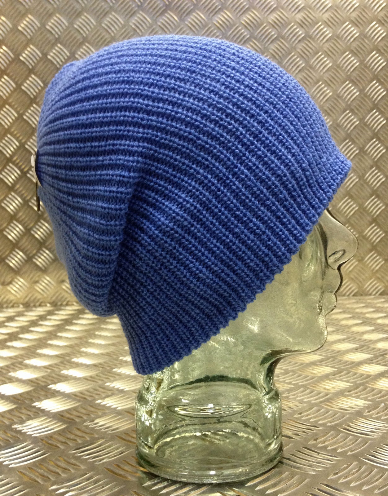 Sky Blue / Light Blue Knitted Beanie Hat / Watch Cap / Woolly Hat - One size NEW