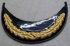 Staff Officer Peak British Oak Leaf Gold Mylar Sprig Dress Hat Visor