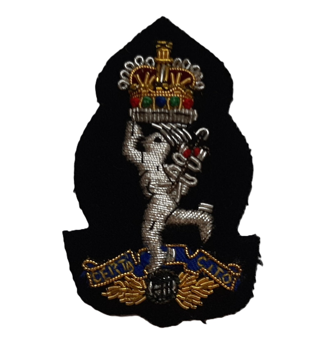 Signals Cap Badge British Army Wire Braided R Signals Insignia "Jimmy" Patch