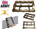 Shoulder Belt Buckle Double Prong British Army HCav Household Cavalry Issue NOS