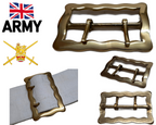 Shoulder Belt Buckle Double Prong British Army HCav Household Cavalry Issue NOS