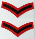 Genuine British Gurkha Issue Lance Corporal Chevrons 1 Pair NEW