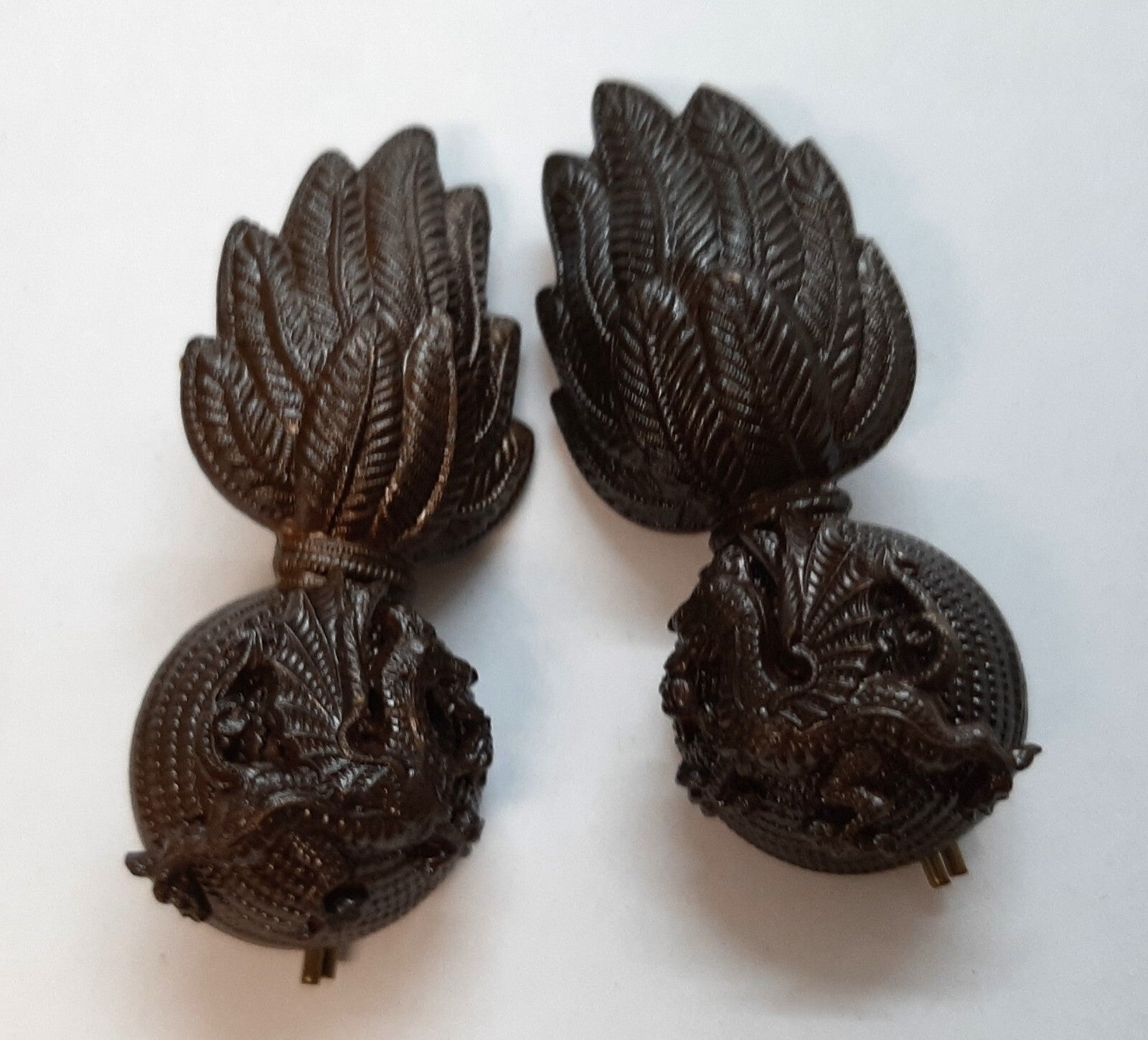 Vintage RWF Badges Old Pattern British Army Officers Royal Welch Fusiliers