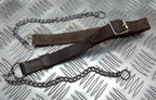 Vintage Sporran Strap Leather With Chains World War Two Pattern Unissued NOS S