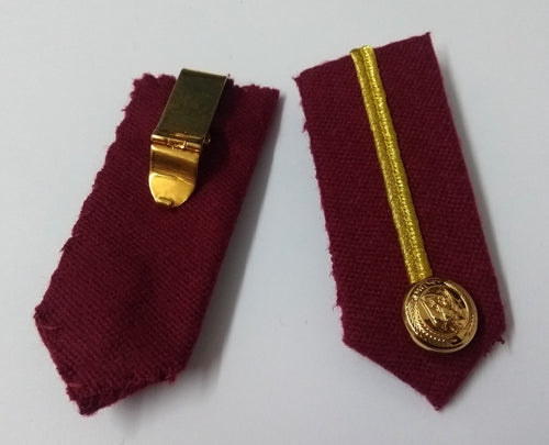Arab Emirates Gorgets Collar Tabs Gold Braid Detail Senior Officers UAE Buttons