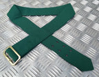 Mid Green Dress Tunic Cloth Belt Jacket Belt & Buckle