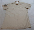 British Army Staff Shirt Short Sleeve FAD Fawn No2 Dress Size Collar 42cm