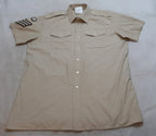 British Army Staff Shirt Short Sleeve FAD Fawn No2 Dress Size Collar 42cm