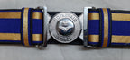 Hobson Production Sample Blue & Gold Ceremonial Belt With RAF Royal Air Force Locket