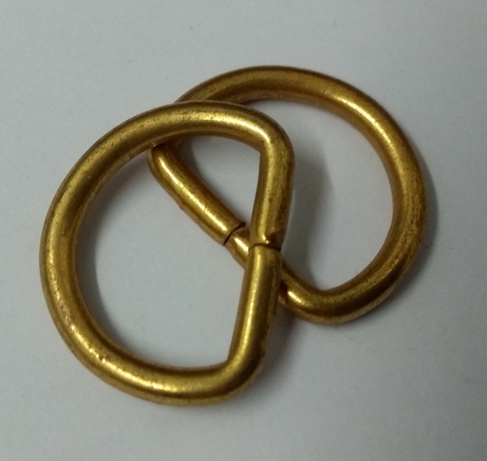Genuine British Issue 17mm Small Standard D Rings X2 Pieces STD74