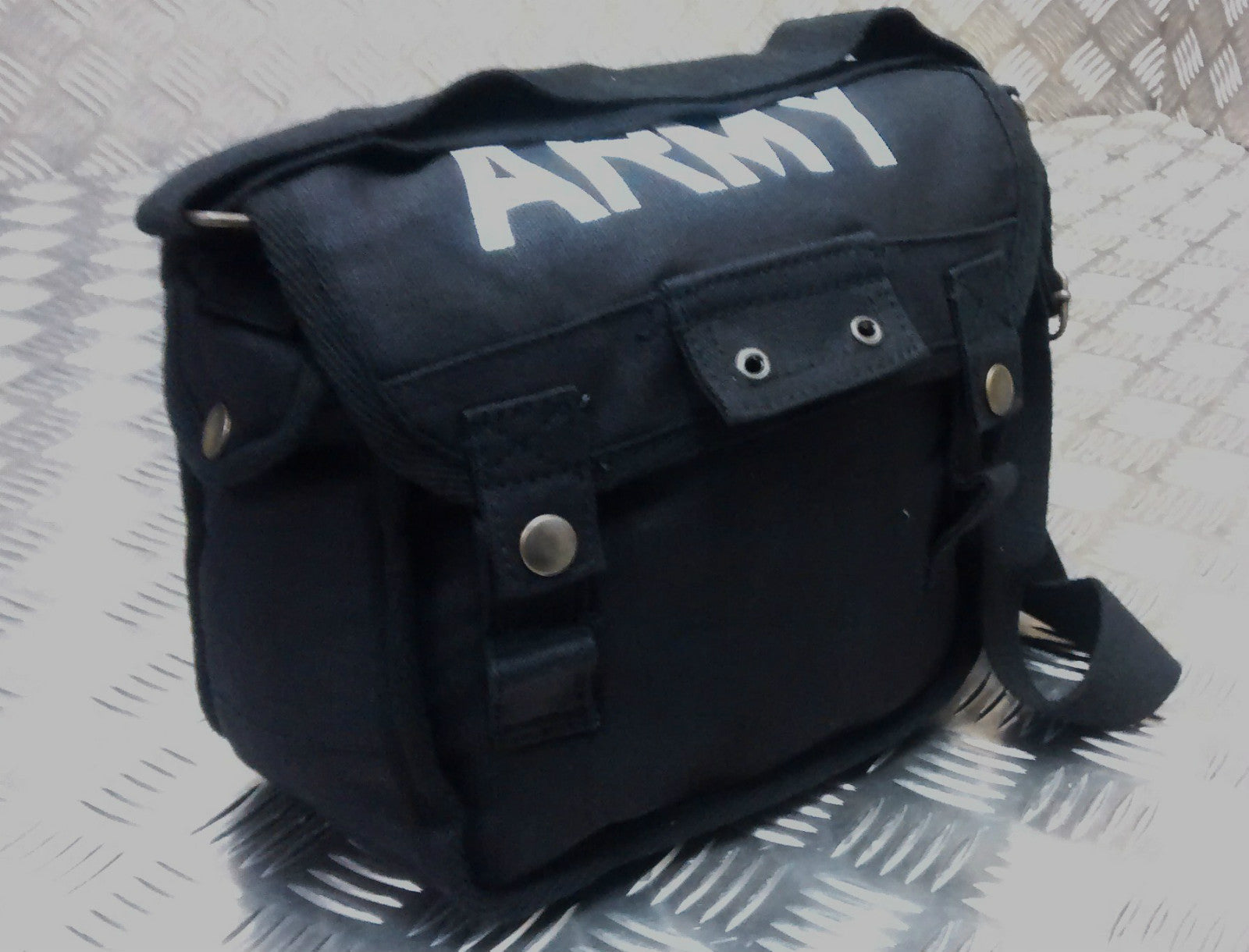 Military Style ARMY Canvas / Haversack Shoulder Bag Festival Asst Colours- NEW