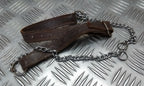 Vintage Sporran Strap Leather With Chains World War Two Pattern Unissued NOS S