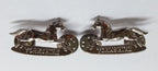 Yorkshire Reg Collar Dogs Badged Army Style Metal Badges Snap Pins