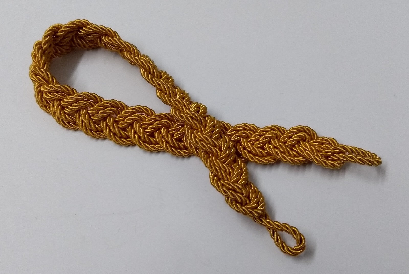 Hat Cord Gold Pleat Issue Officer's Ceremonial Dress Cap Made in UK