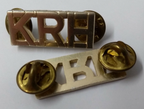 KRH Shoulder Title Badges Used Genuine British