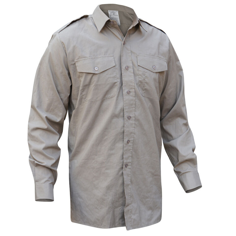Army Stone Shirt Long Sleeves or Short Sleeve Tropical Tri-Service Shirts