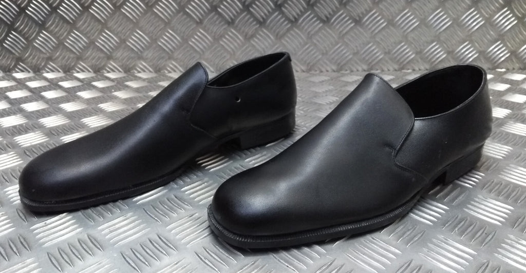 Vintage Prison Shoes Made in England By Bata Obsolete Style 1980s Elasticated