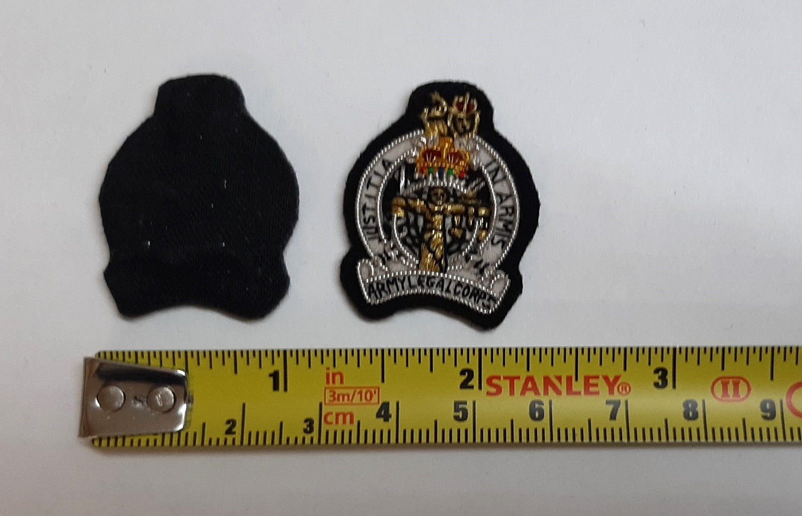 Army Legal Corps Insignia British Army ALS Officers Mess Dress Collar Badges