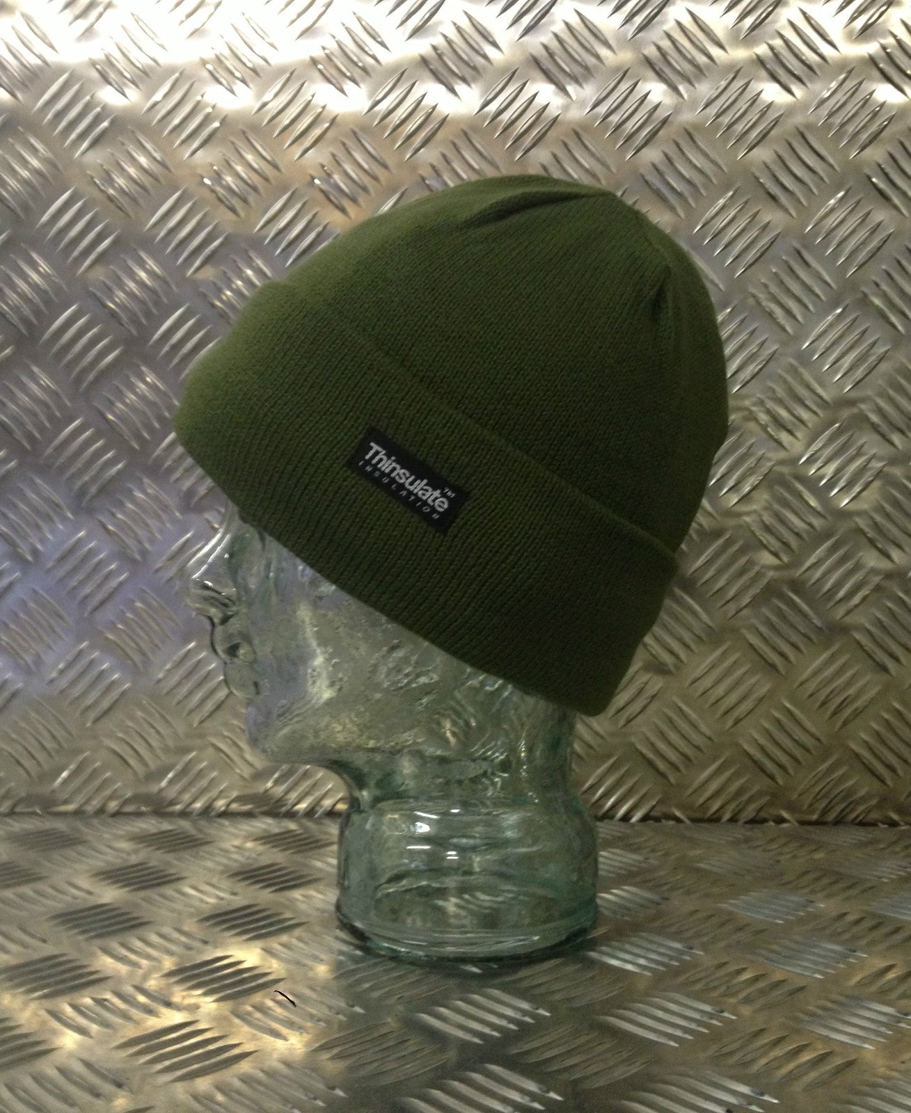 Green Thinsulate Beanie Hat - Very Warm - One Size - Brand New