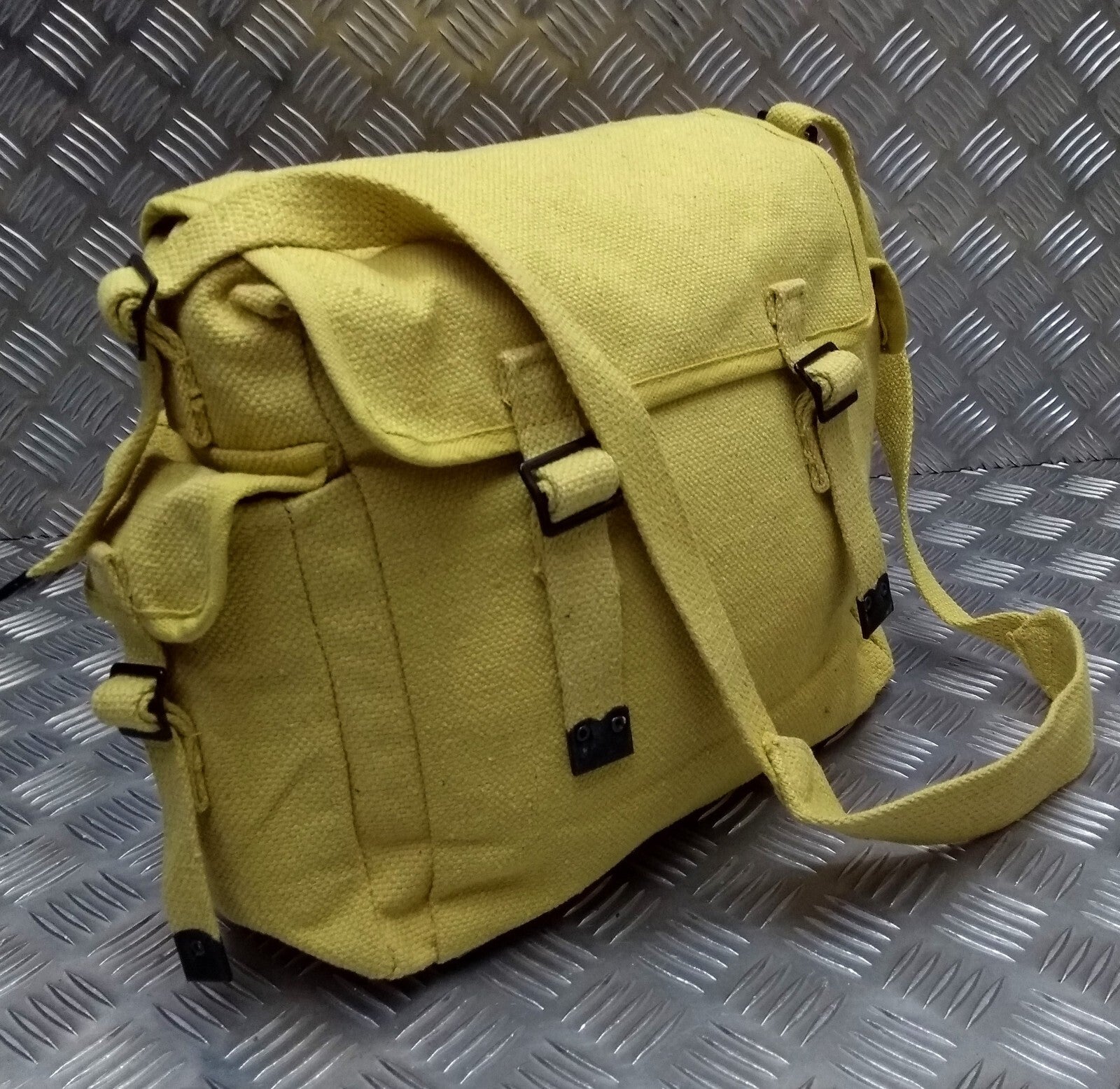 Military Style 37 Pattern Haversack / Canvas Shoulder Bag Festival With Pockets