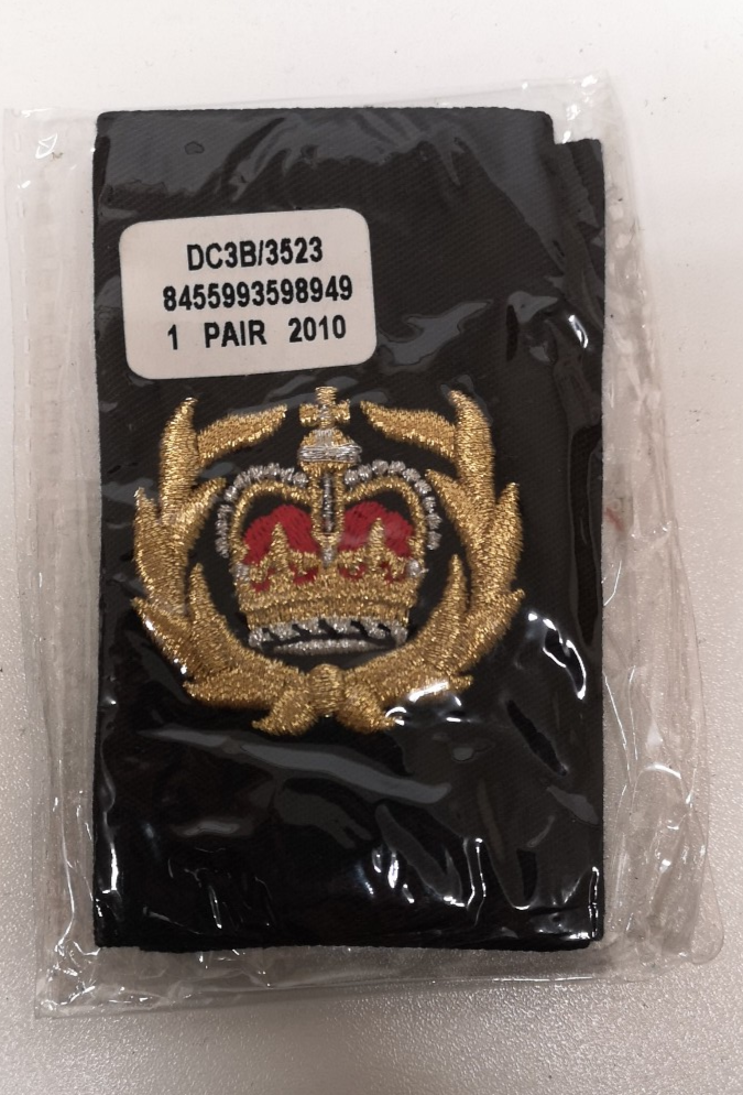 WO2 Shirt Epaulettes RN Class 2 WO Naval Sliders