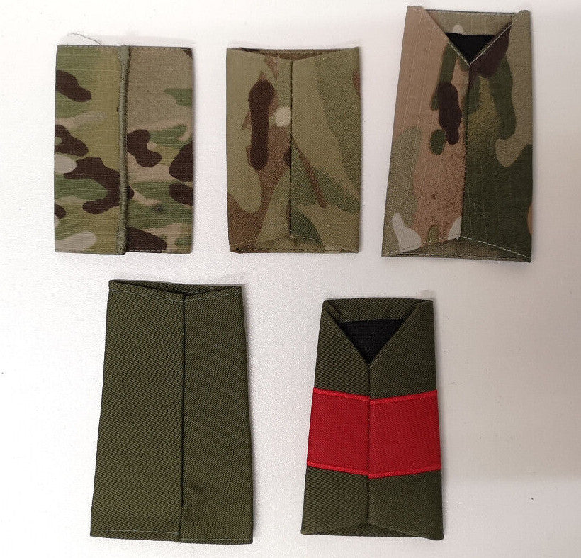 Army Cadet Force Combined Cadet Force ACF AFC CCF Rank Slides Various Camo Used